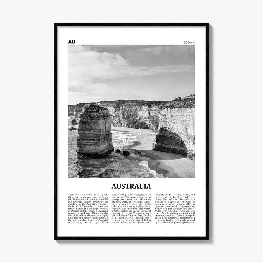 Australia Newspaper No 2 Poster, framed poster mockup