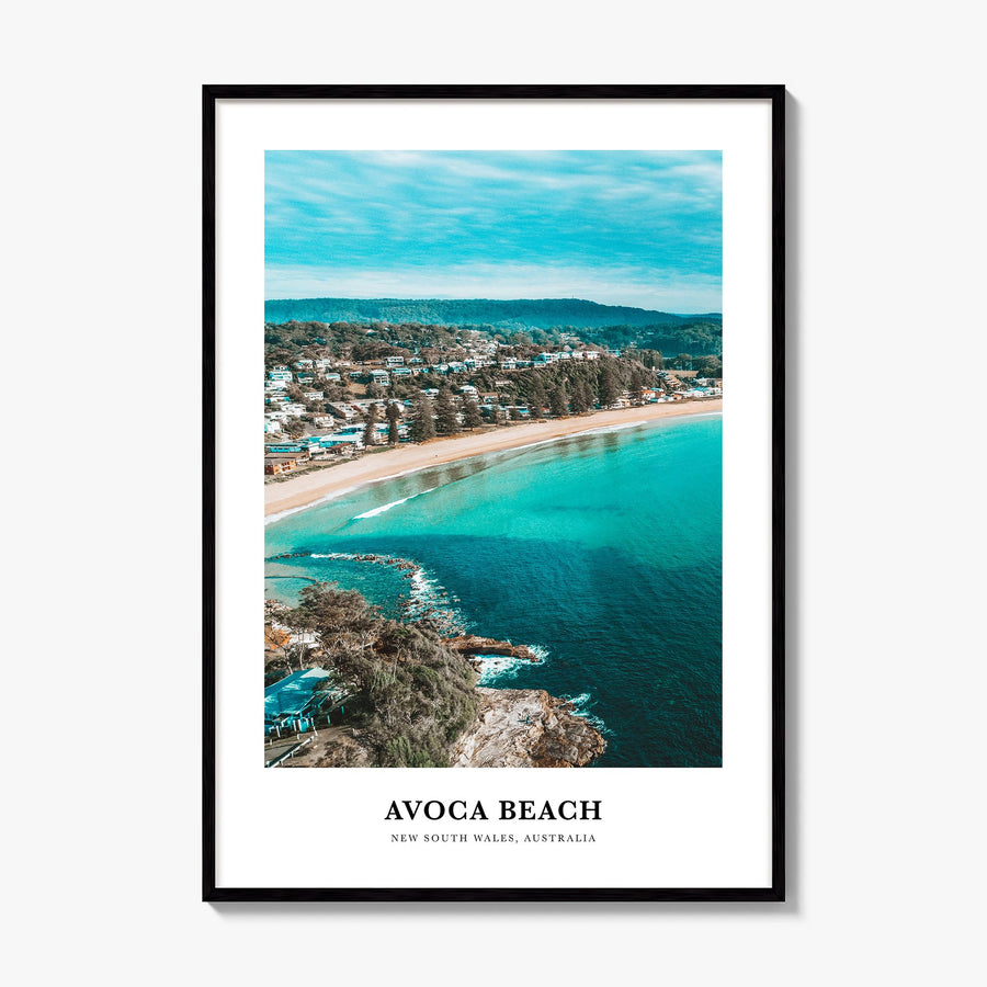 Avoca Beach Classic Poster, framed poster mockup