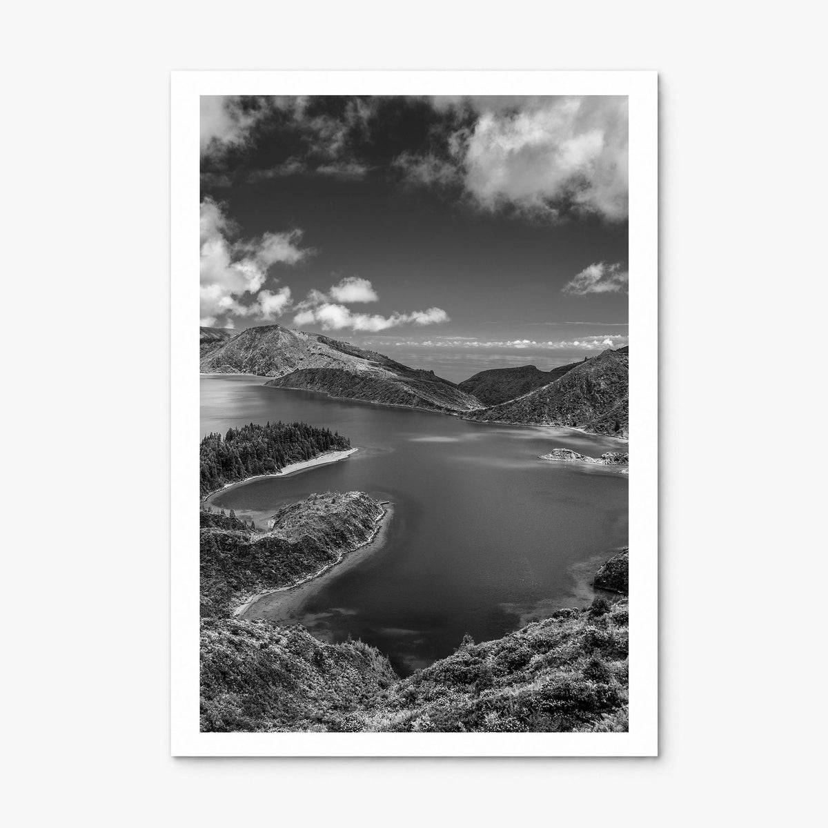 Azores Photo Poster, print only (unframed), white border