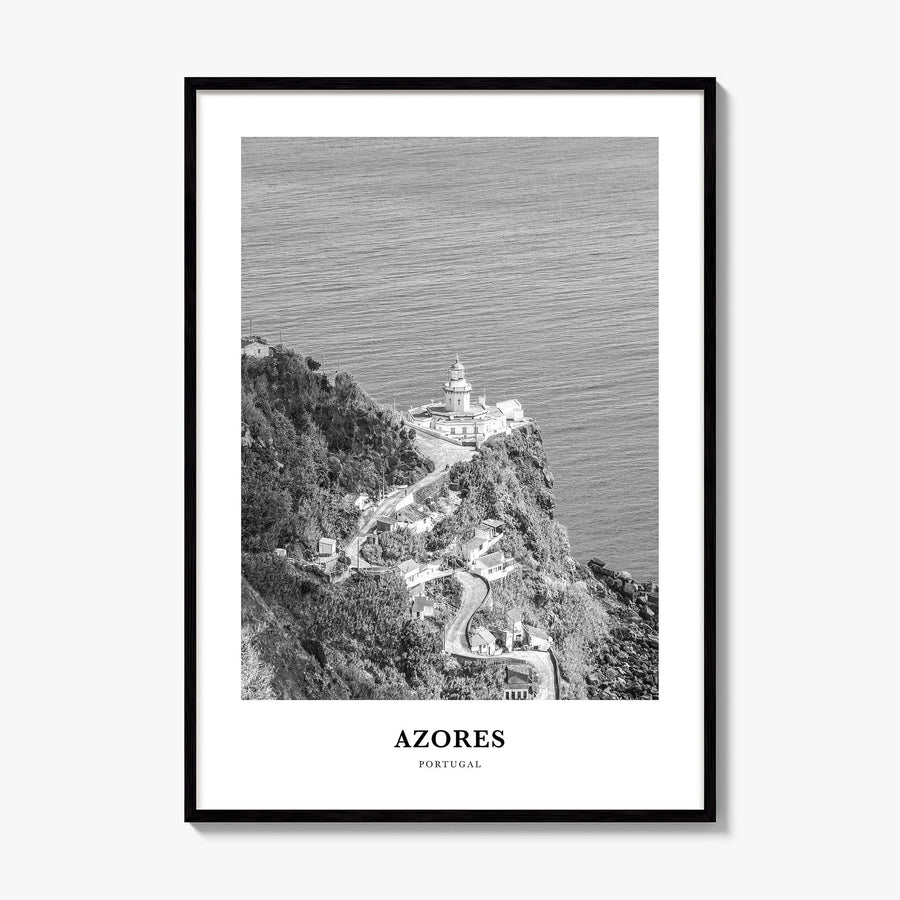 Azores Classic Poster, framed poster mockup