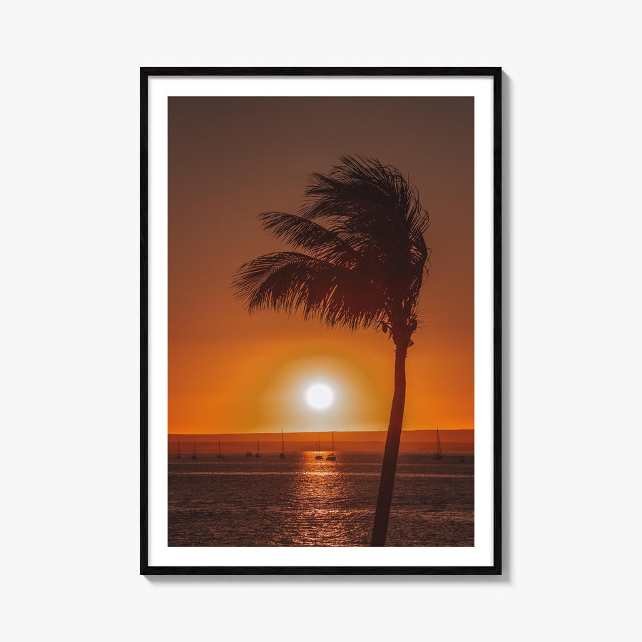 Baja California Sur no. 2 colorful photo poster of Mexico – vertical wall art, unframed print shown in interior mockup