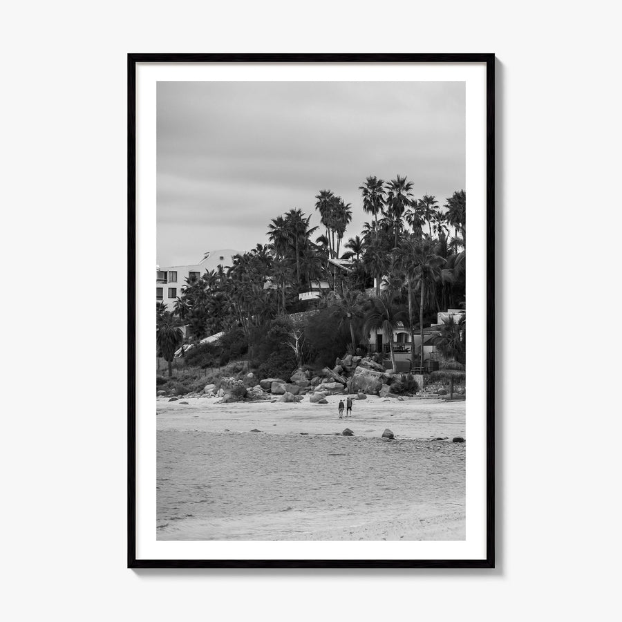 Baja California Sur Photo Poster, framed poster mockup, white border