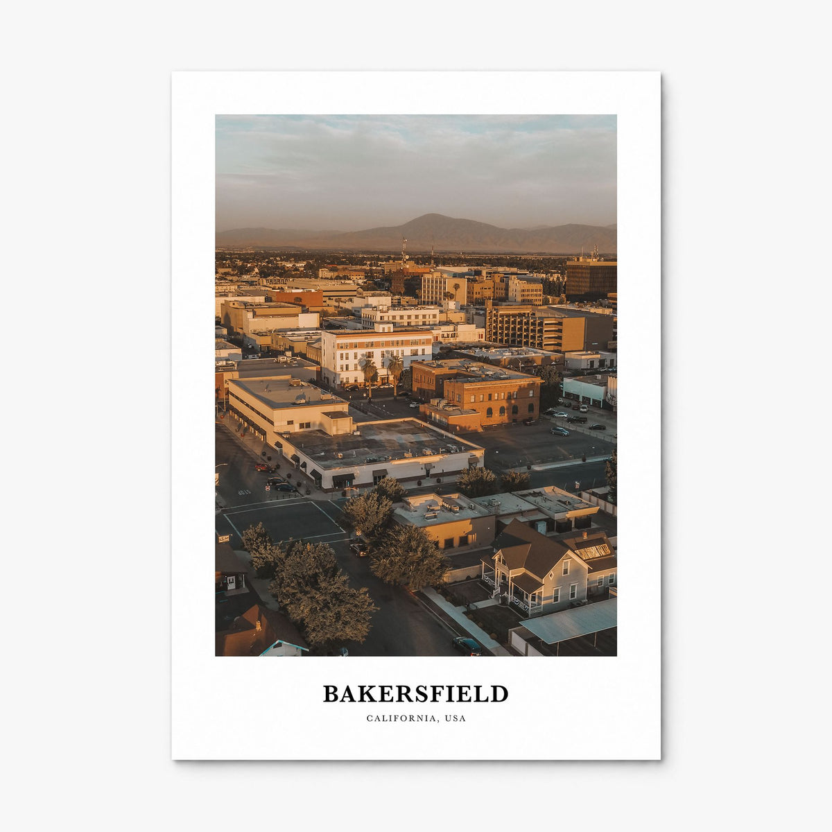 Bakersfield Classic Poster, print only (unframed)