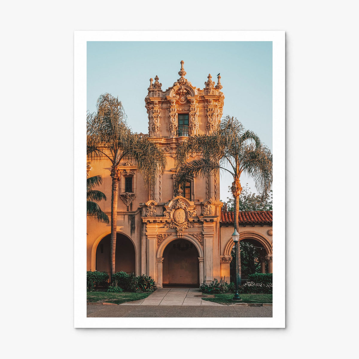 Balboa Park Photo Poster, print only (unframed), white border