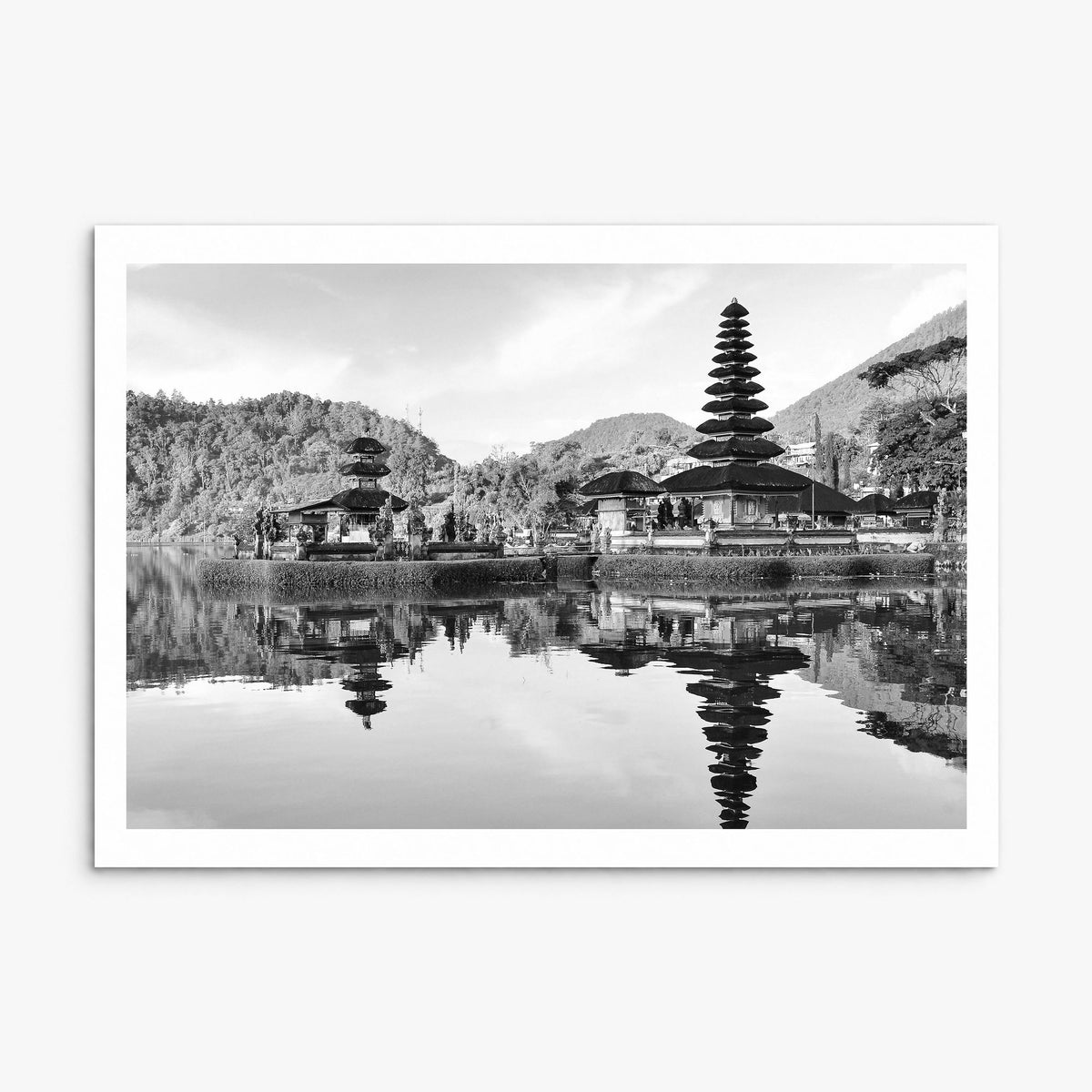 Bali Photo Poster, print only (unframed), white border