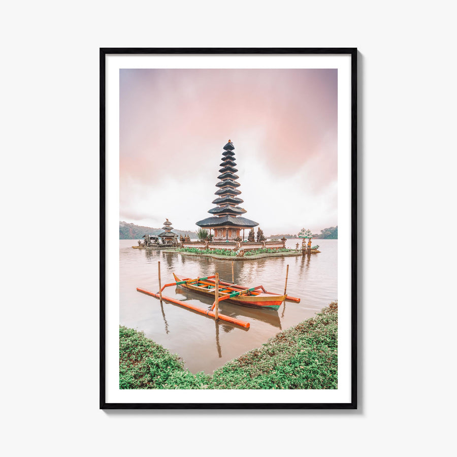 Bali no. 1 colorful photo poster of Indonesia – vertical wall art, unframed print shown in interior mockup