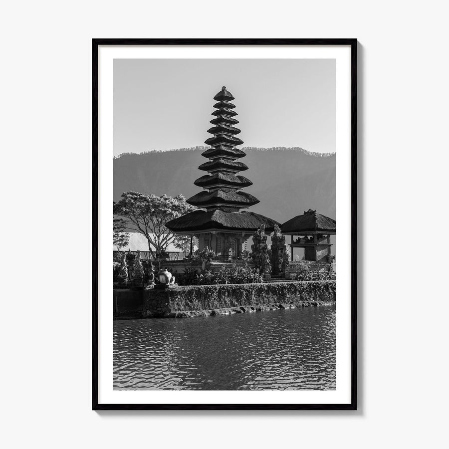 Bali Photo No 1 Poster, framed poster mockup, white border