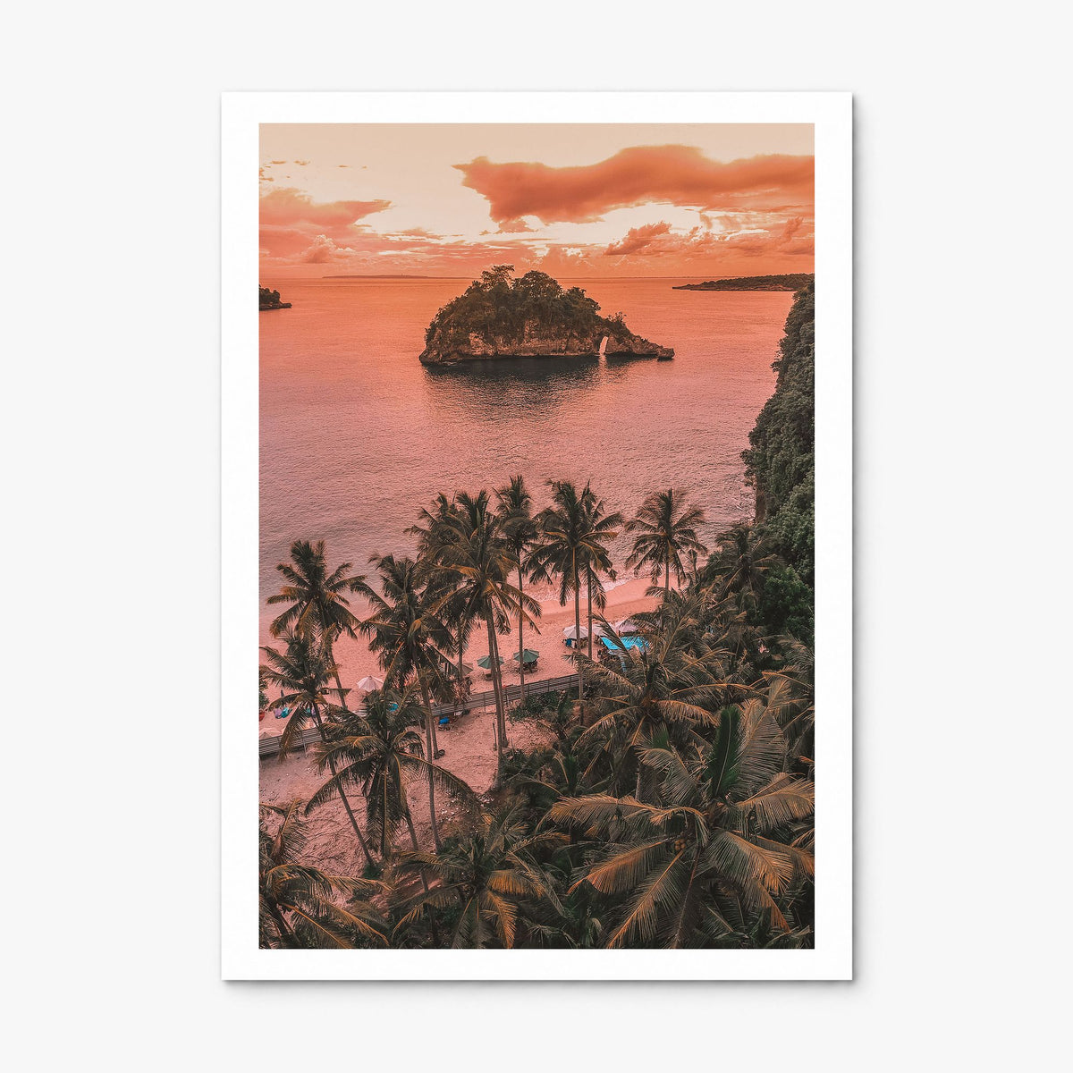 Bali Photo No 2 Poster, print only (unframed), white border