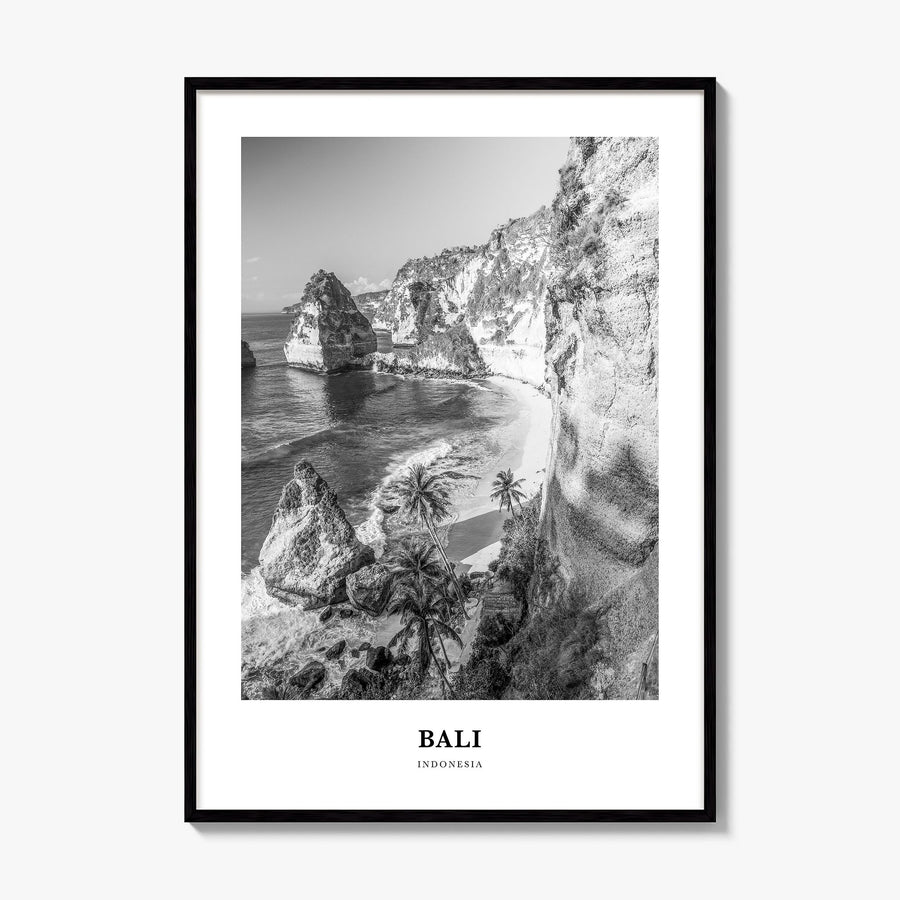 Bali Classic No 1 Poster, framed poster mockup