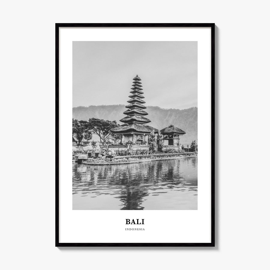 Bali Classic No 3 Poster, framed poster mockup