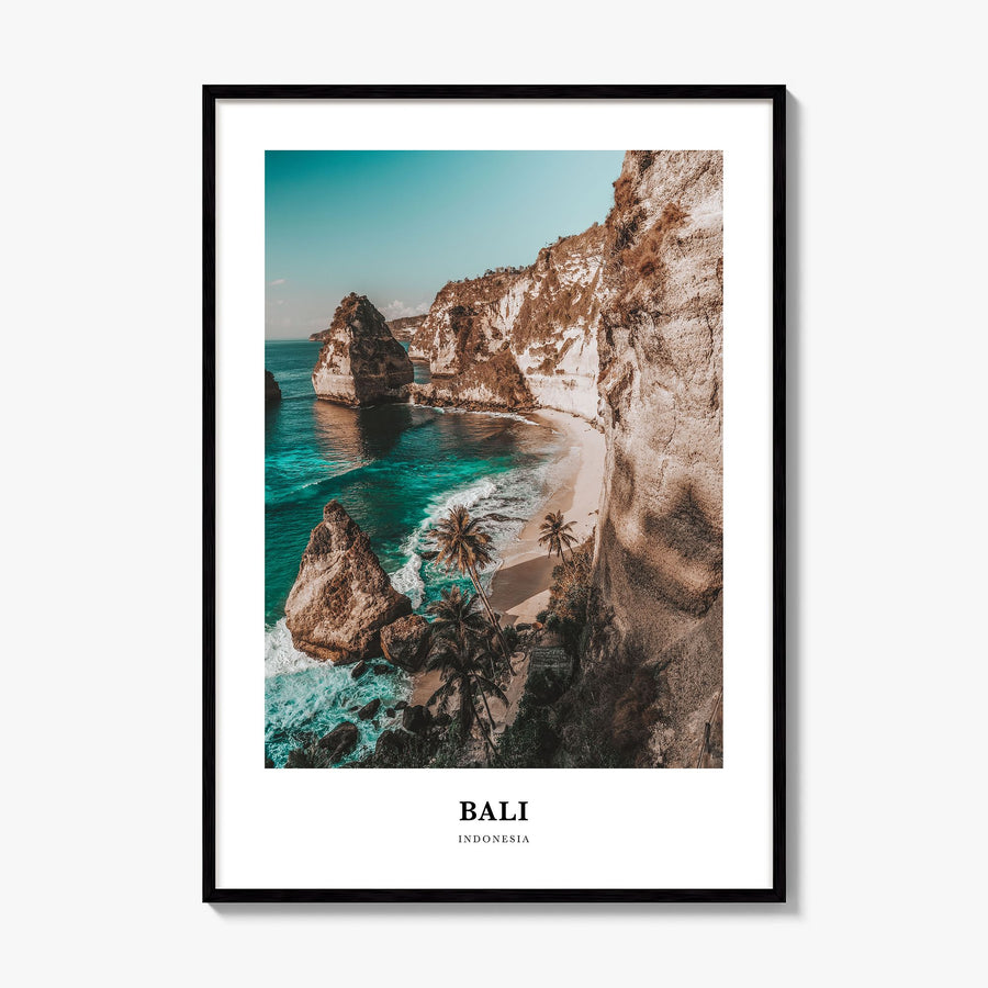 Bali Classic Poster, framed poster mockup