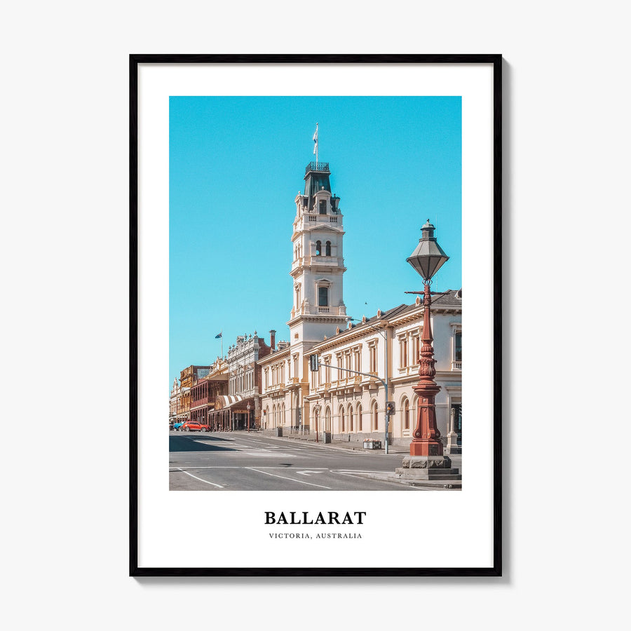 Ballarat Classic Poster, framed poster mockup