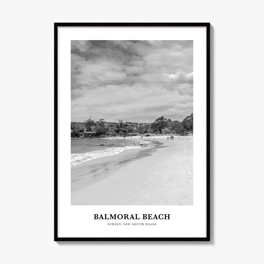 Balmoral Beach Classic Poster, framed poster mockup