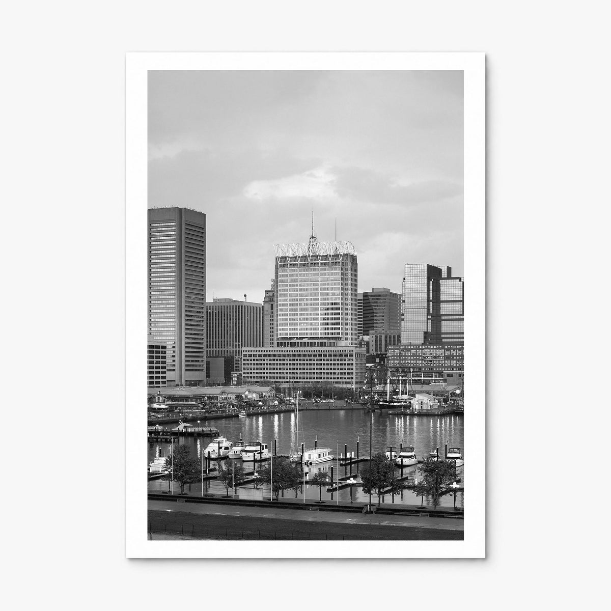 Baltimore Photo No 1 Poster, print only (unframed), white border
