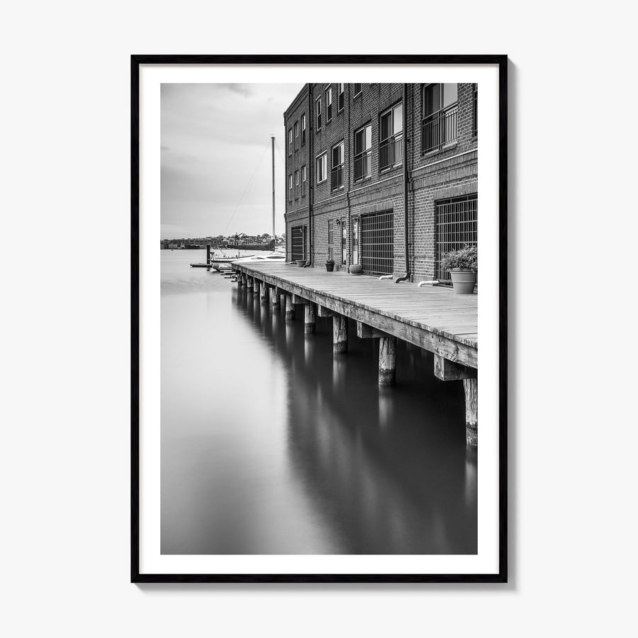Baltimore Photo No 3 Poster, framed poster mockup, white border