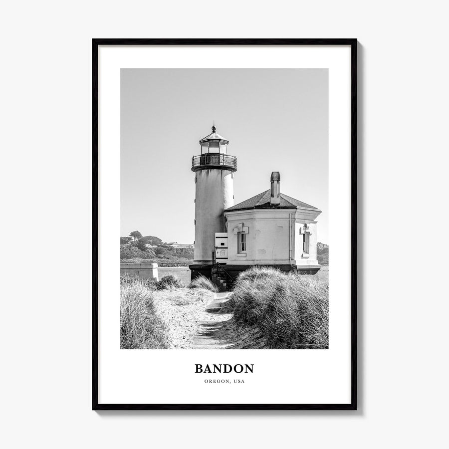 Bandon Classic Poster, framed poster mockup