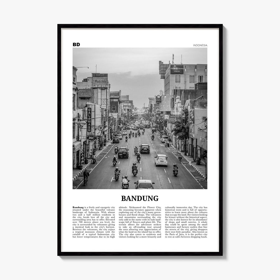 Bandung Newspaper Poster, framed poster mockup