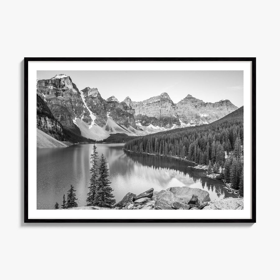 Banff Photo Poster, framed poster mockup, white border