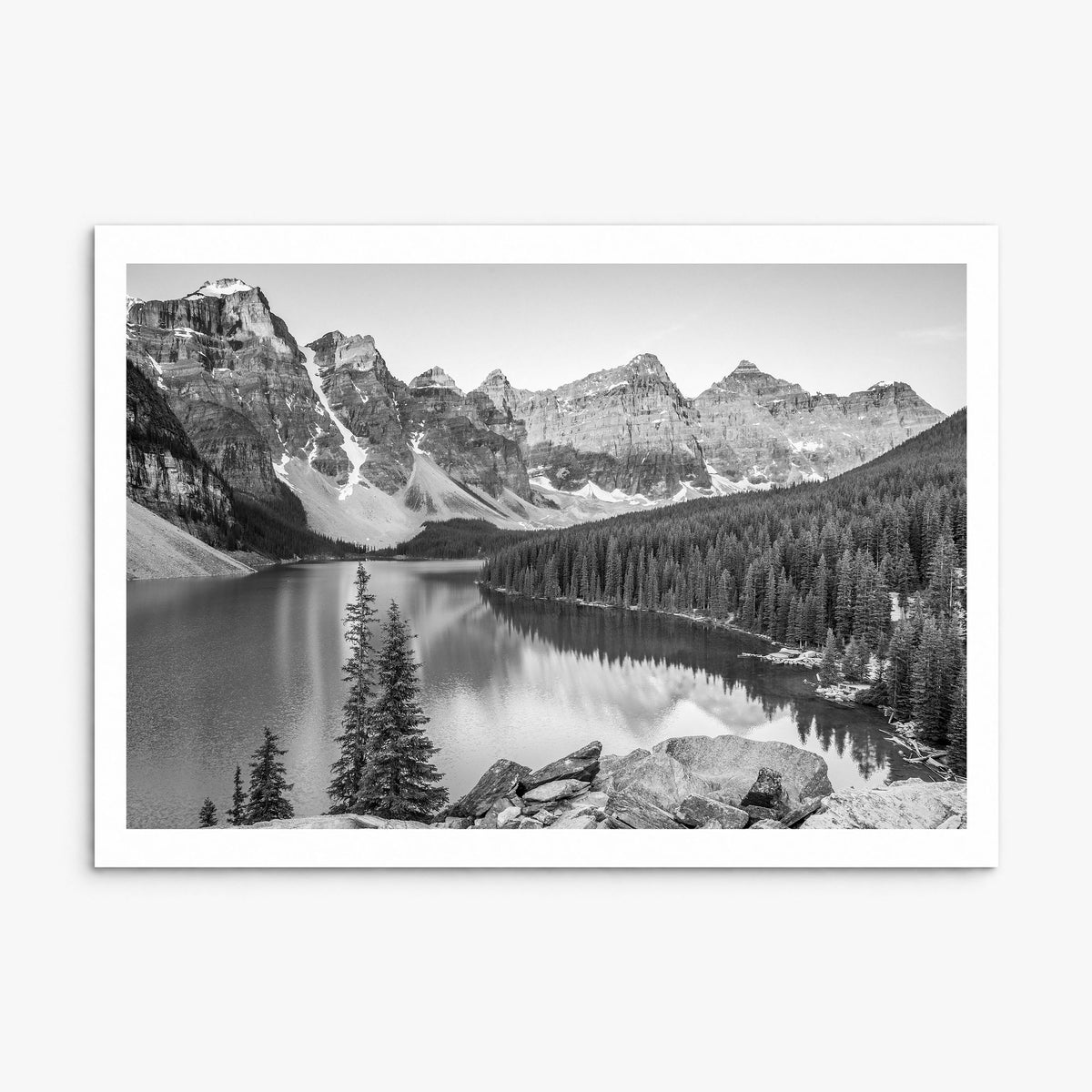 Banff Photo Poster, print only (unframed), white border