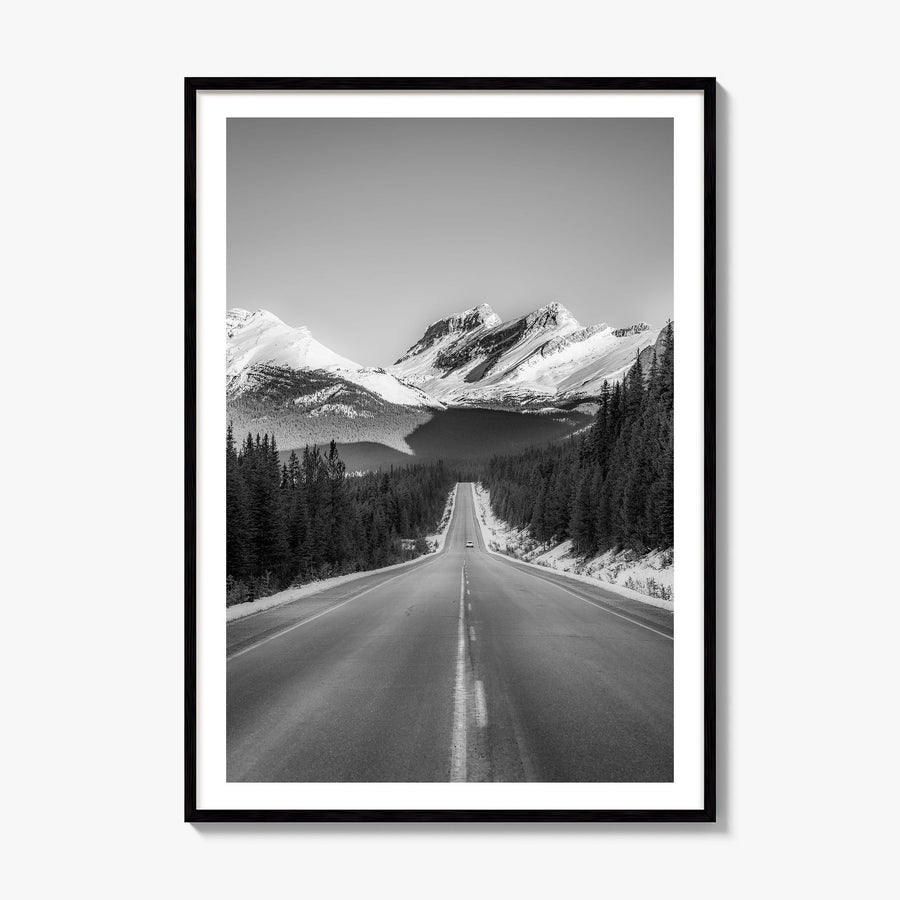 Banff Photo Poster, framed poster mockup, white border