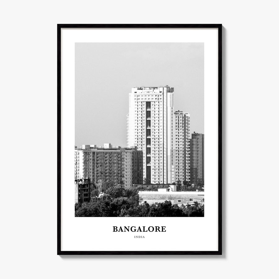 Bangalore Classic Poster, framed poster mockup