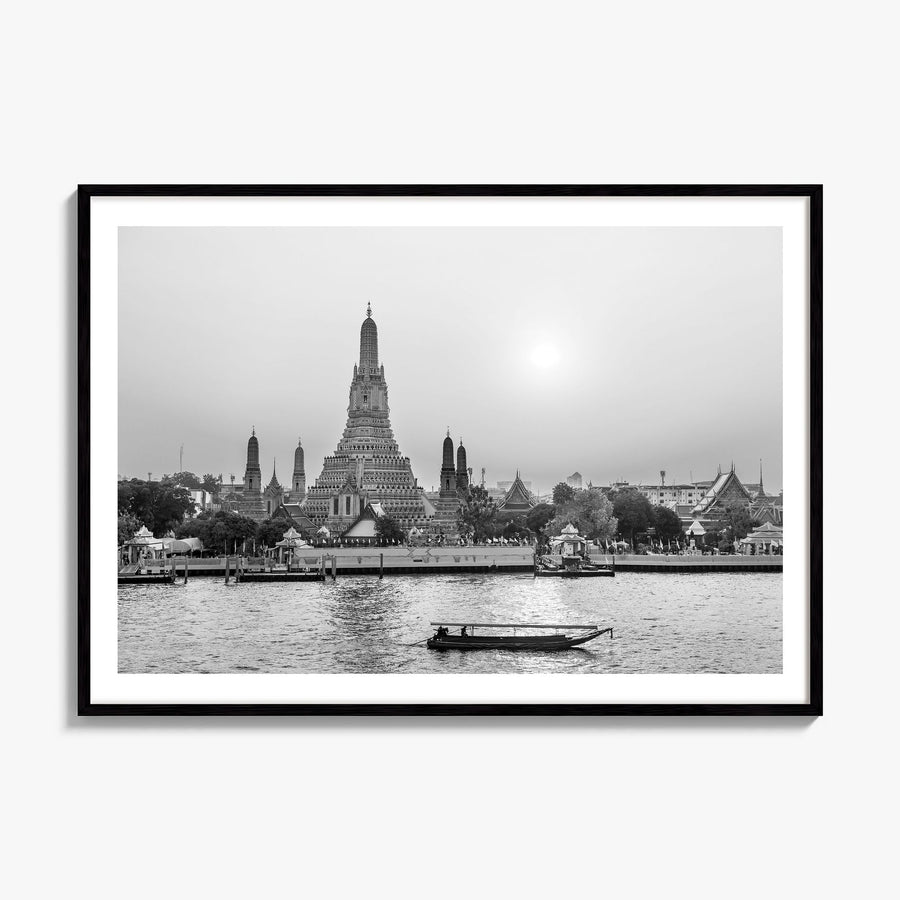 Bangkok Photo Poster, framed poster mockup, white border