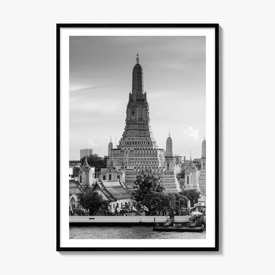 Bangkok Photo Poster, framed poster mockup, white border