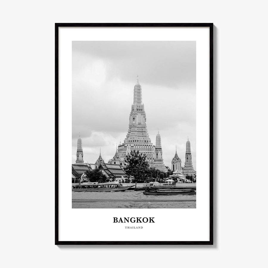Bangkok Classic No 2 Poster, framed poster mockup