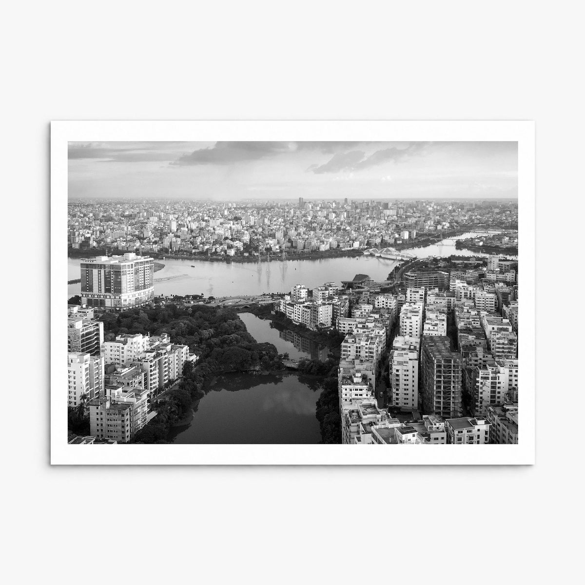 Bangladesh Photo Poster, print only (unframed), white border