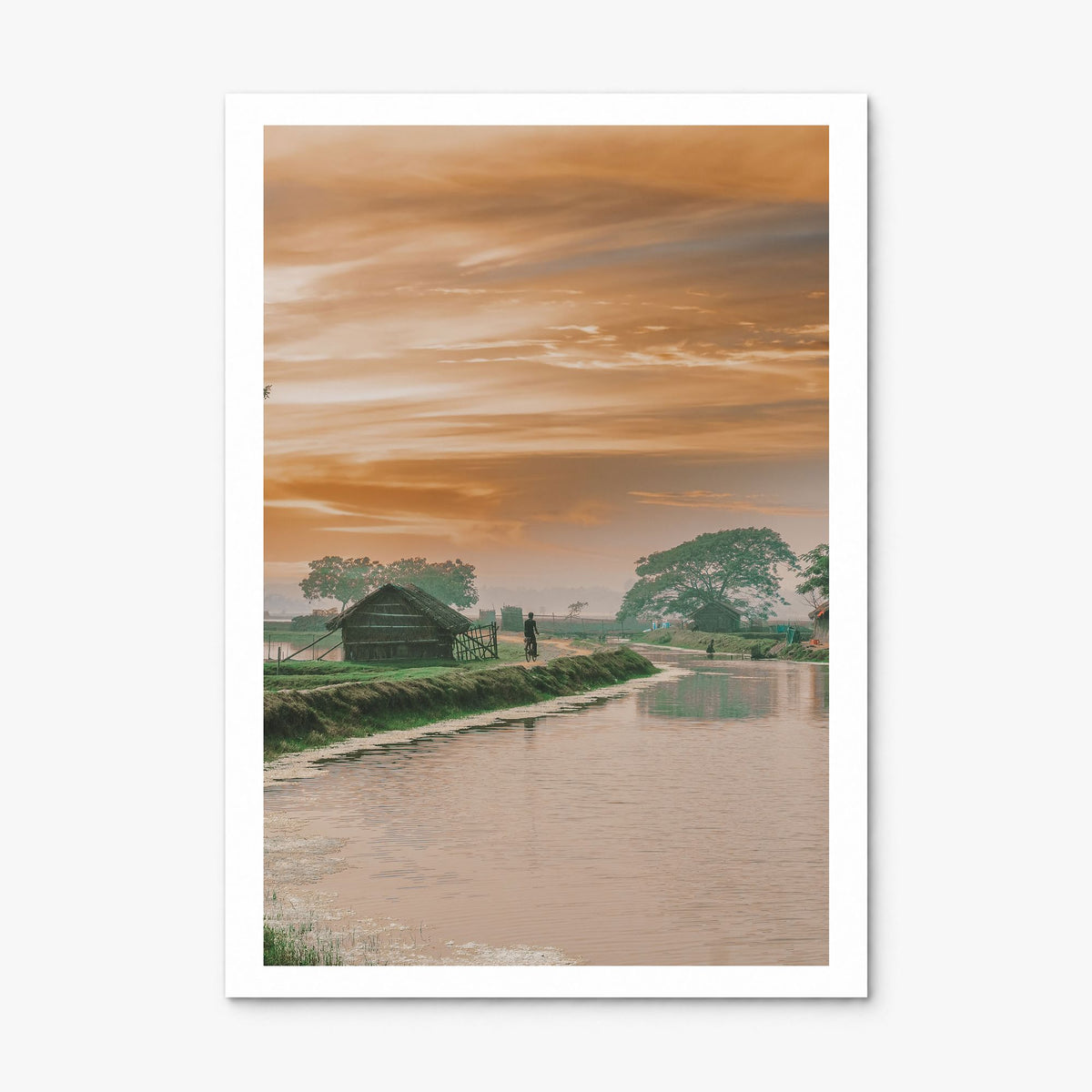 Bangladesh Photo Poster, print only (unframed), white border