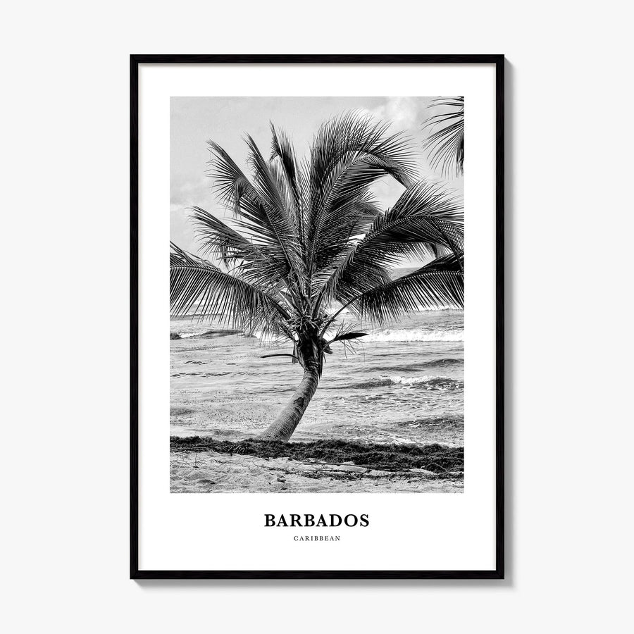 Barbados Classic No 1 Poster, framed poster mockup