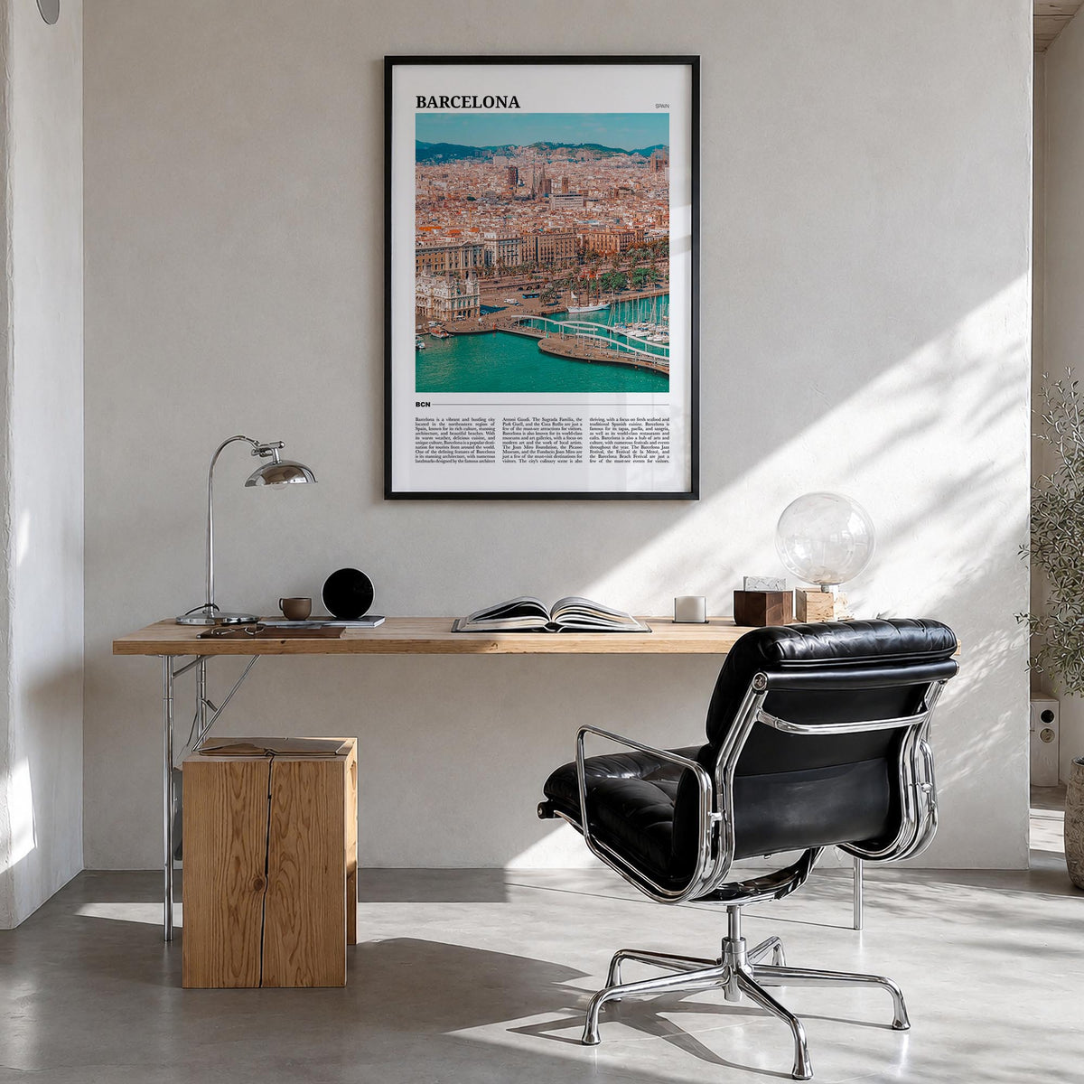 Barcelona Travel Poster