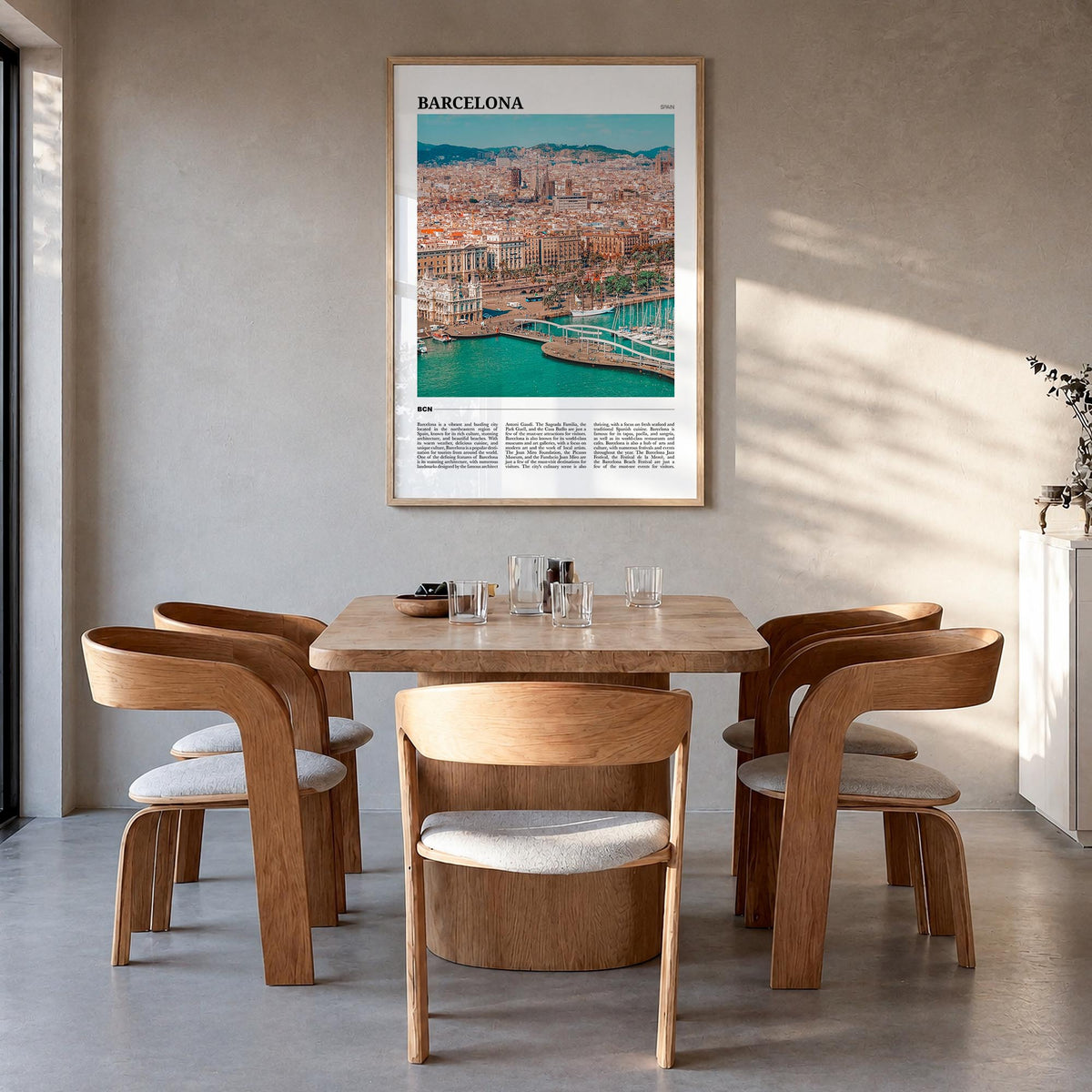 Barcelona Travel Poster