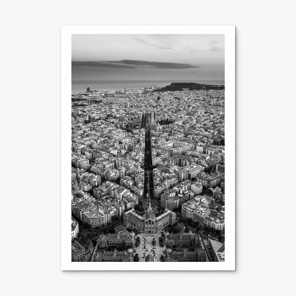 Barcelona Photo No 1 Poster, print only (unframed), white border