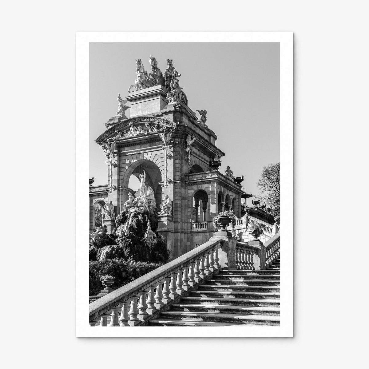 Barcelona Photo No 3 Poster, print only (unframed), white border