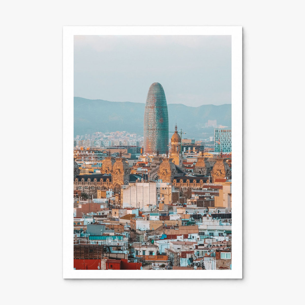 Barcelona Photo No 1 Poster, print only (unframed), white border