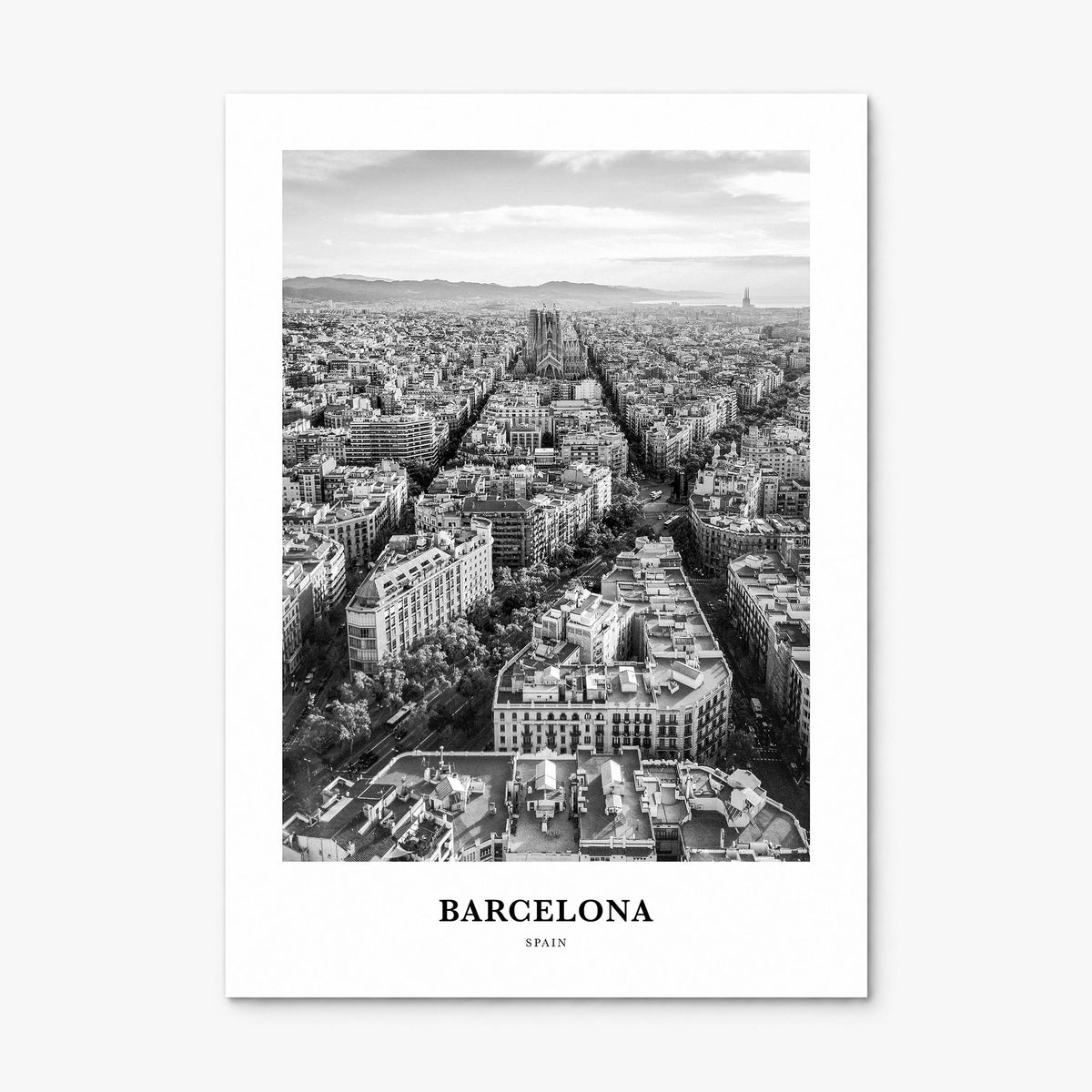 Barcelona Classic No 2 Poster, print only (unframed)