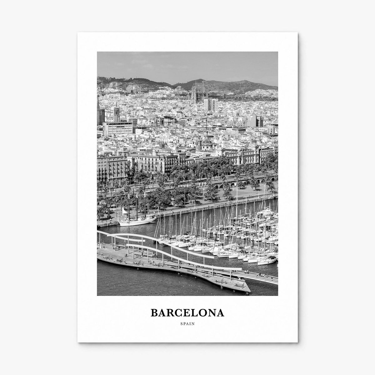 Barcelona Classic No 3 Poster, print only (unframed)