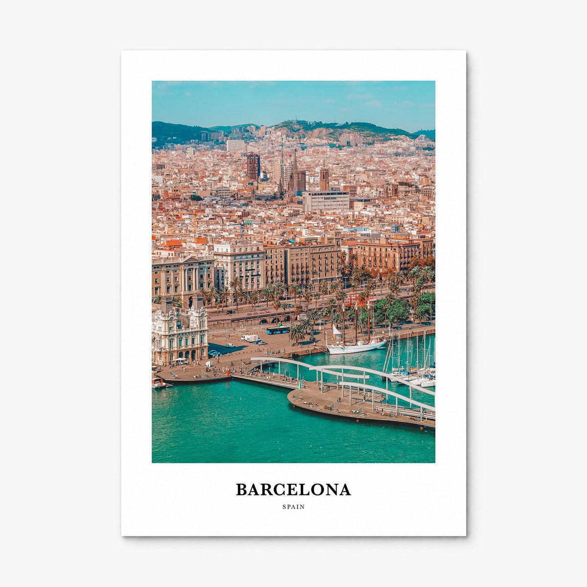 Barcelona Classic Poster, print only (unframed)