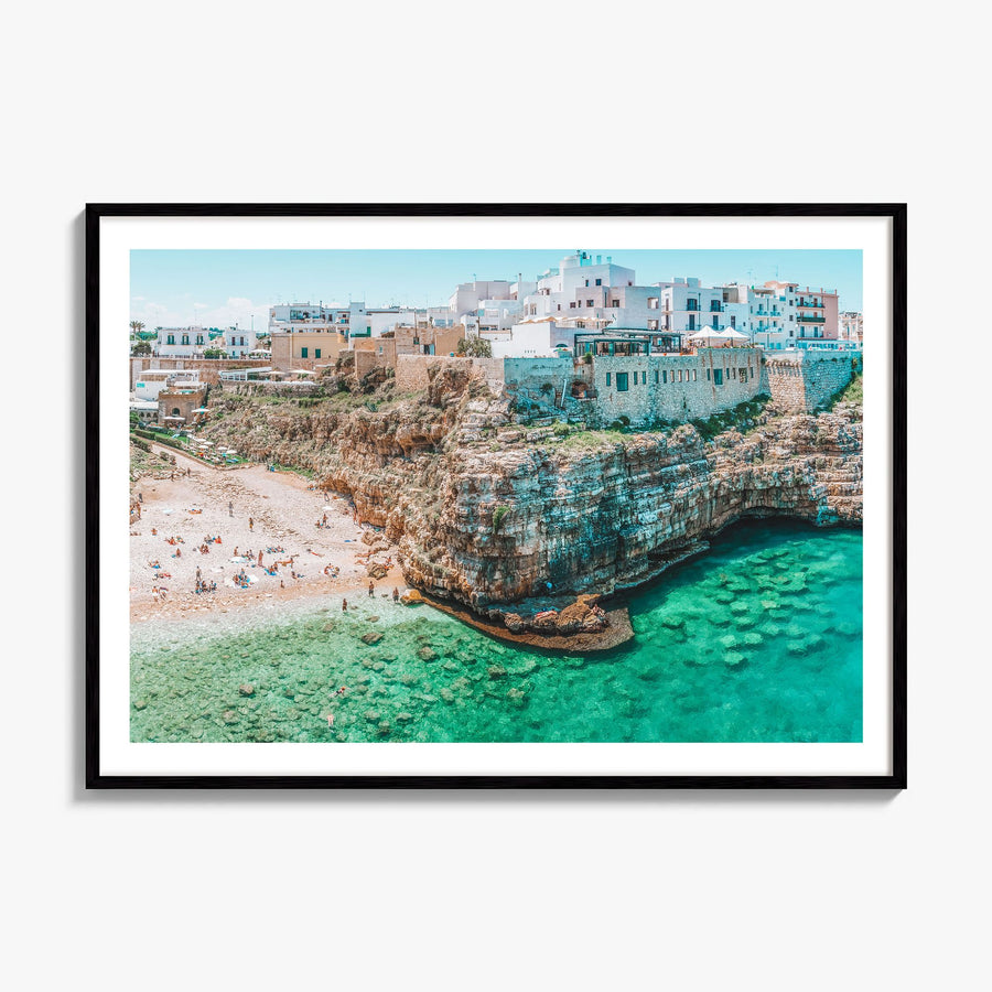 Bari Photo Poster, framed poster mockup, white border