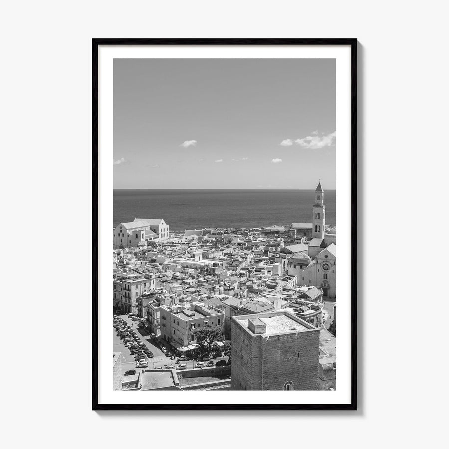 Bari Photo Poster, framed poster mockup, white border