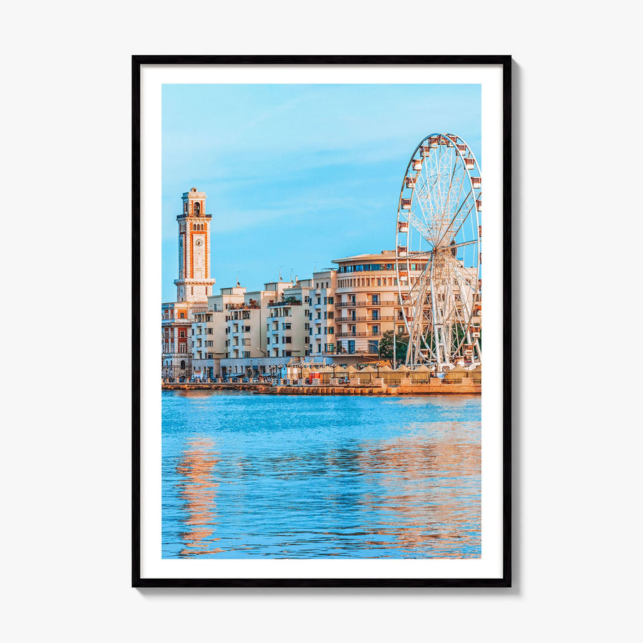Bari Photo Poster, framed poster mockup, white border