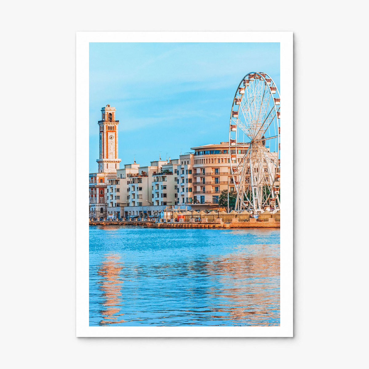 Bari Photo Poster, print only (unframed), white border