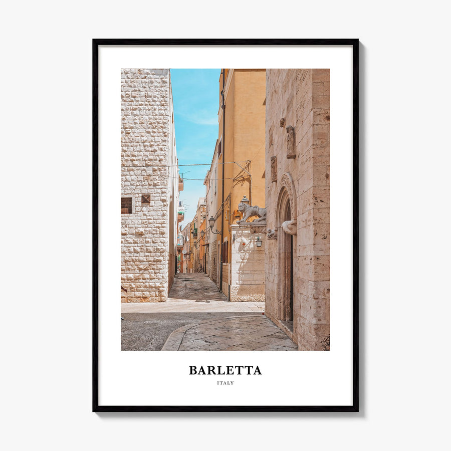 Barletta Classic Poster, framed poster mockup