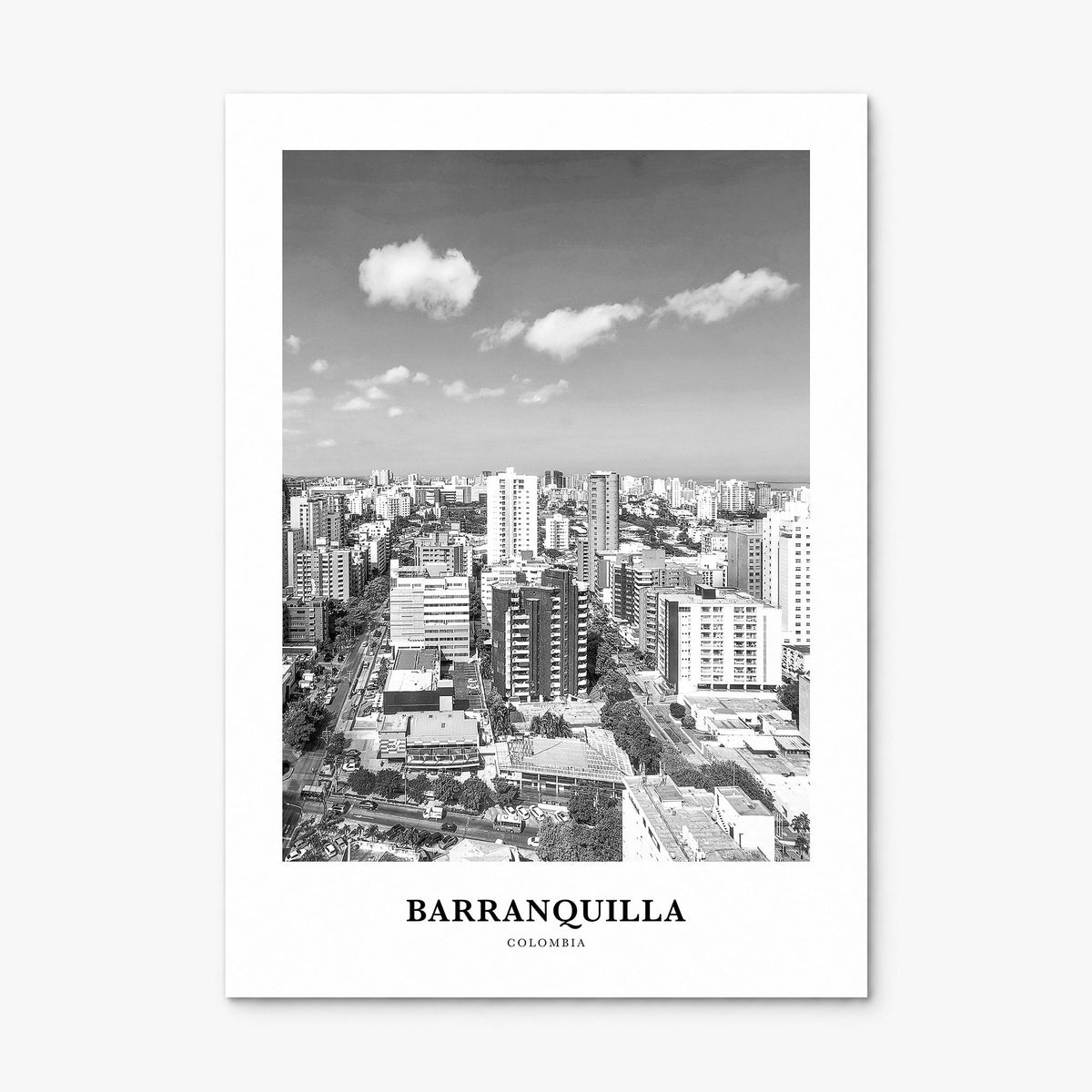 Barranquilla Classic Poster, print only (unframed)