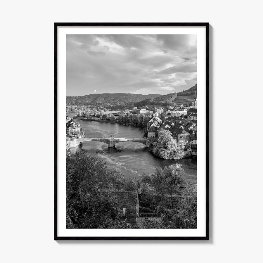 Basel Photo Poster, framed poster mockup, white border