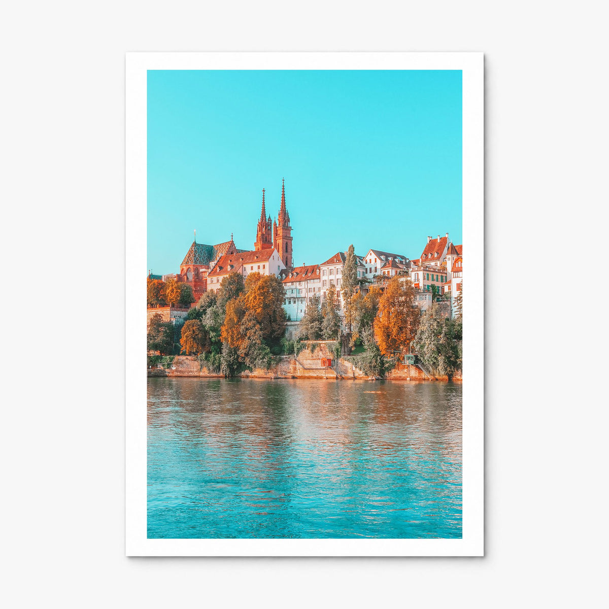 Basel Photo Poster, print only (unframed), white border