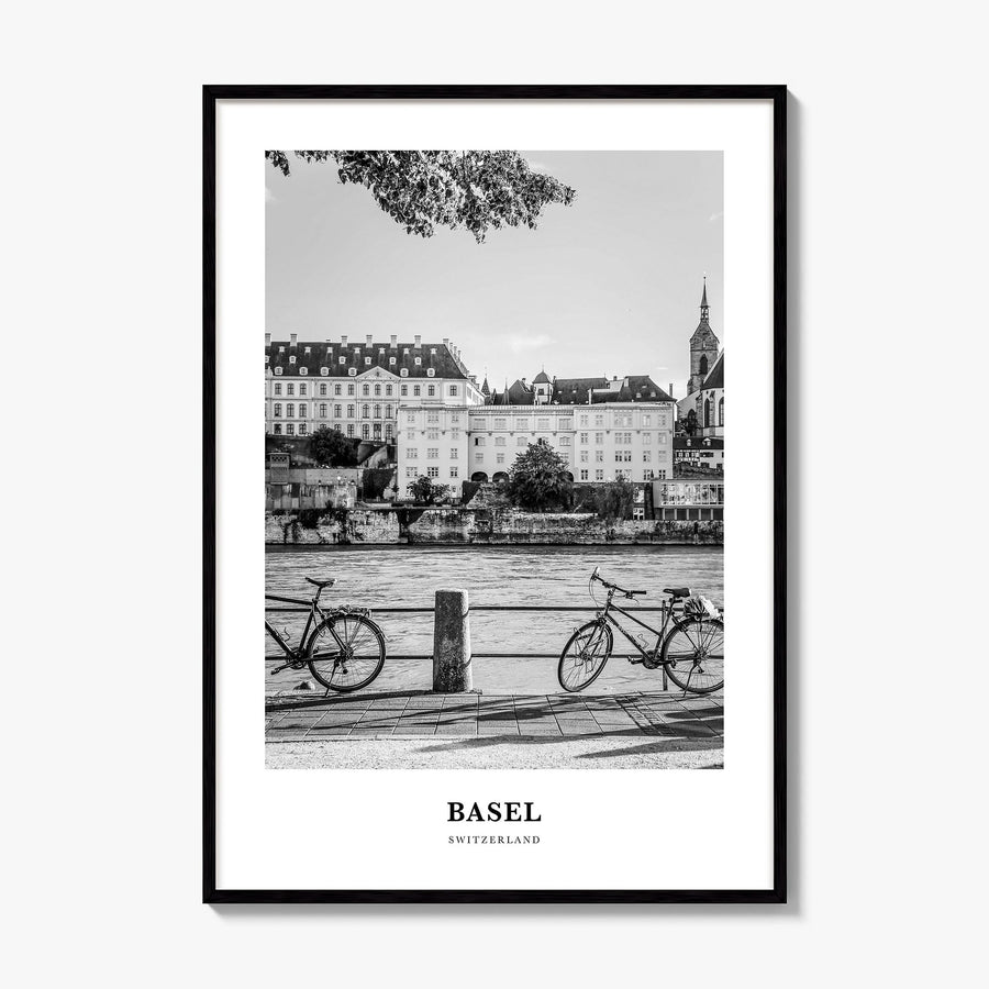 Basel Classic Poster, framed poster mockup