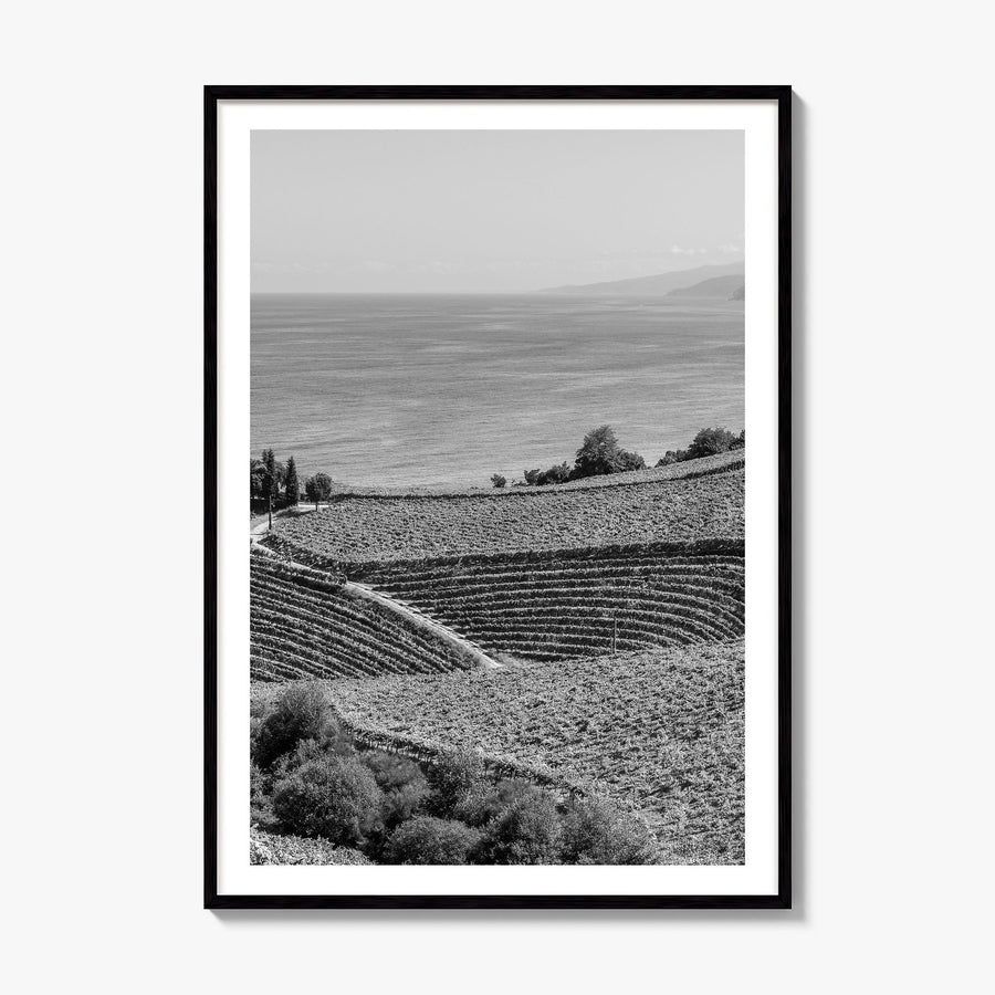 Basque Country Photo Poster, framed poster mockup, white border