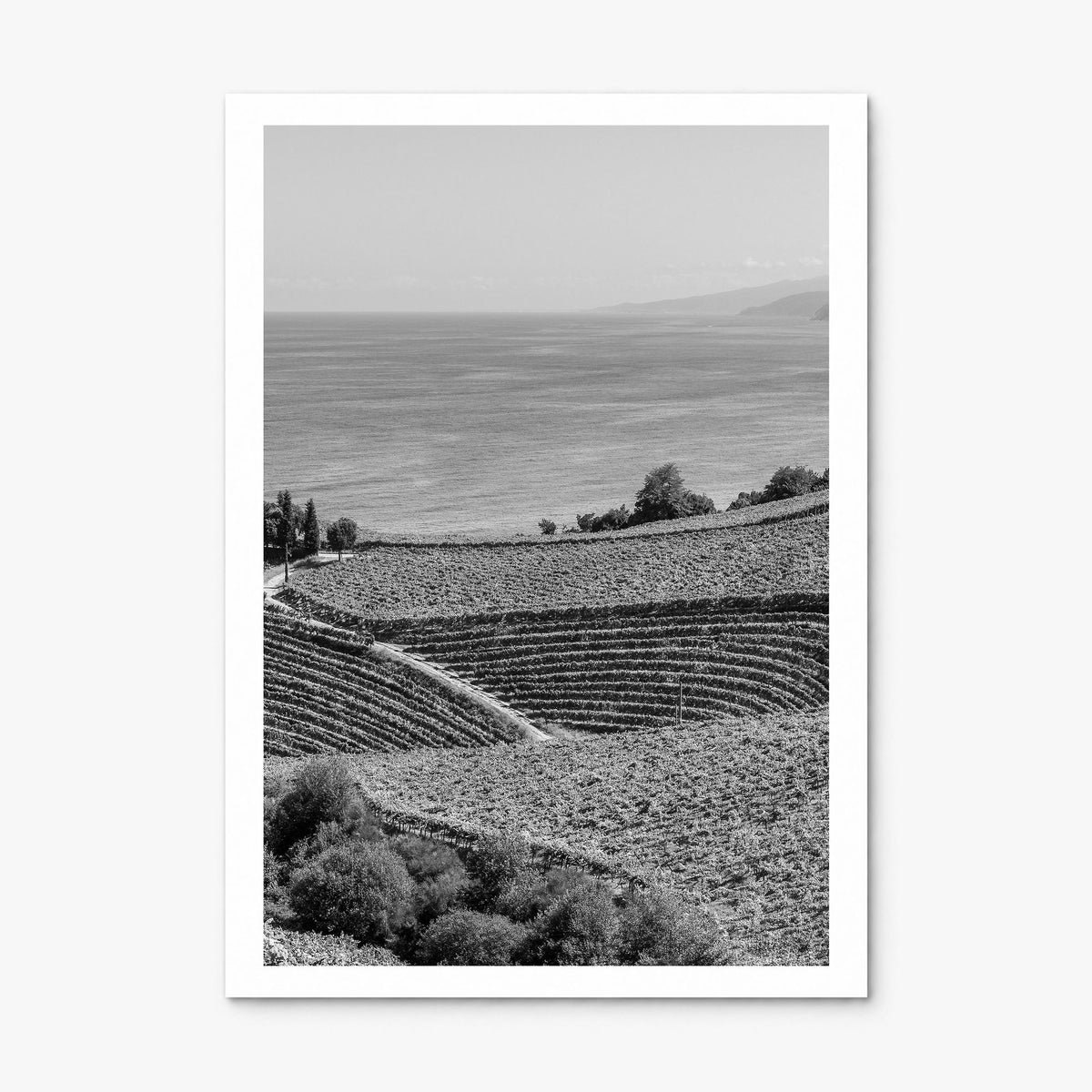 Basque Country Photo Poster, print only (unframed), white border